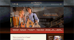 Desktop Screenshot of acousticforachange.com